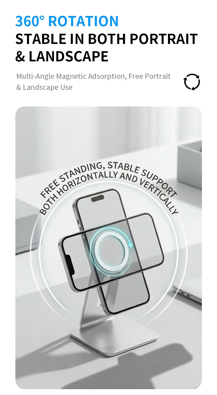 Doppelseitiger Starker Magnetischer Wandhalter für iPhone 15 16 17 Pro Max Fitness-Studio Magnetring-Halterung Auto-Telefonhalterung für Magsafe – Detail 4