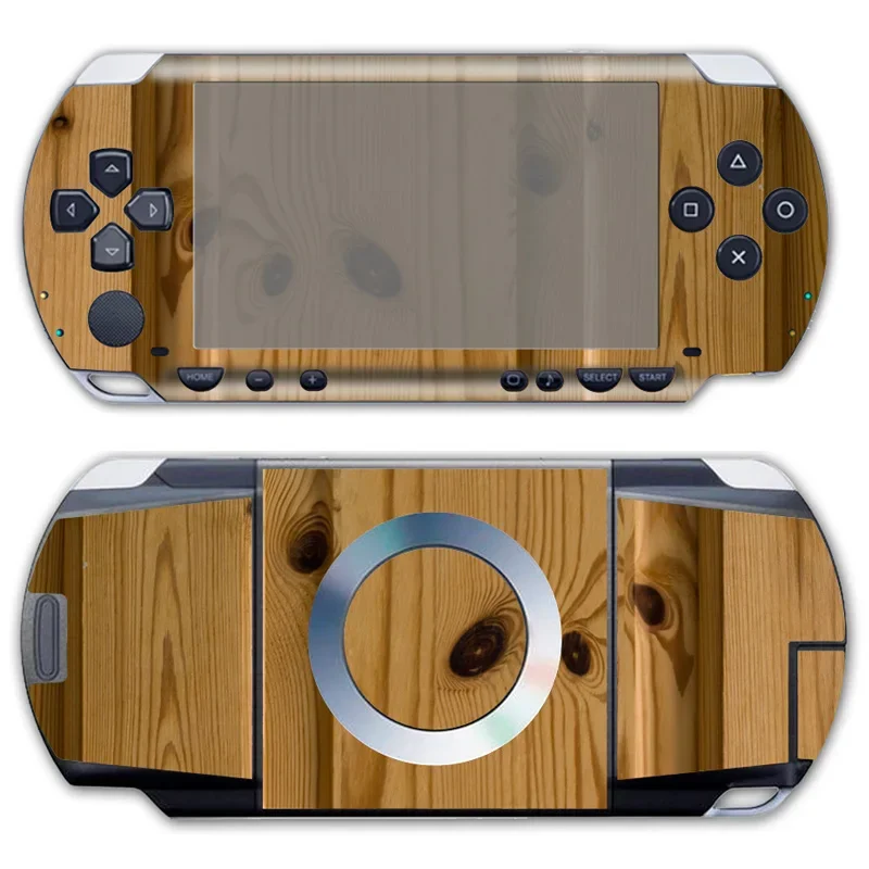 wood design Free Drop Shipping High Quality Green Camo Design Games Accessories Vinyl Decal for PSP 1000 Skin Sticker