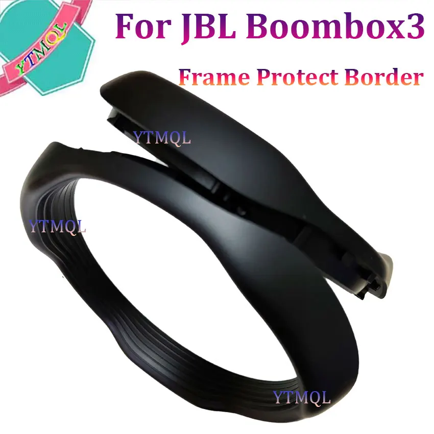 1Pair New Black For JBL Boombox3  Green Soft Frame Protect Border