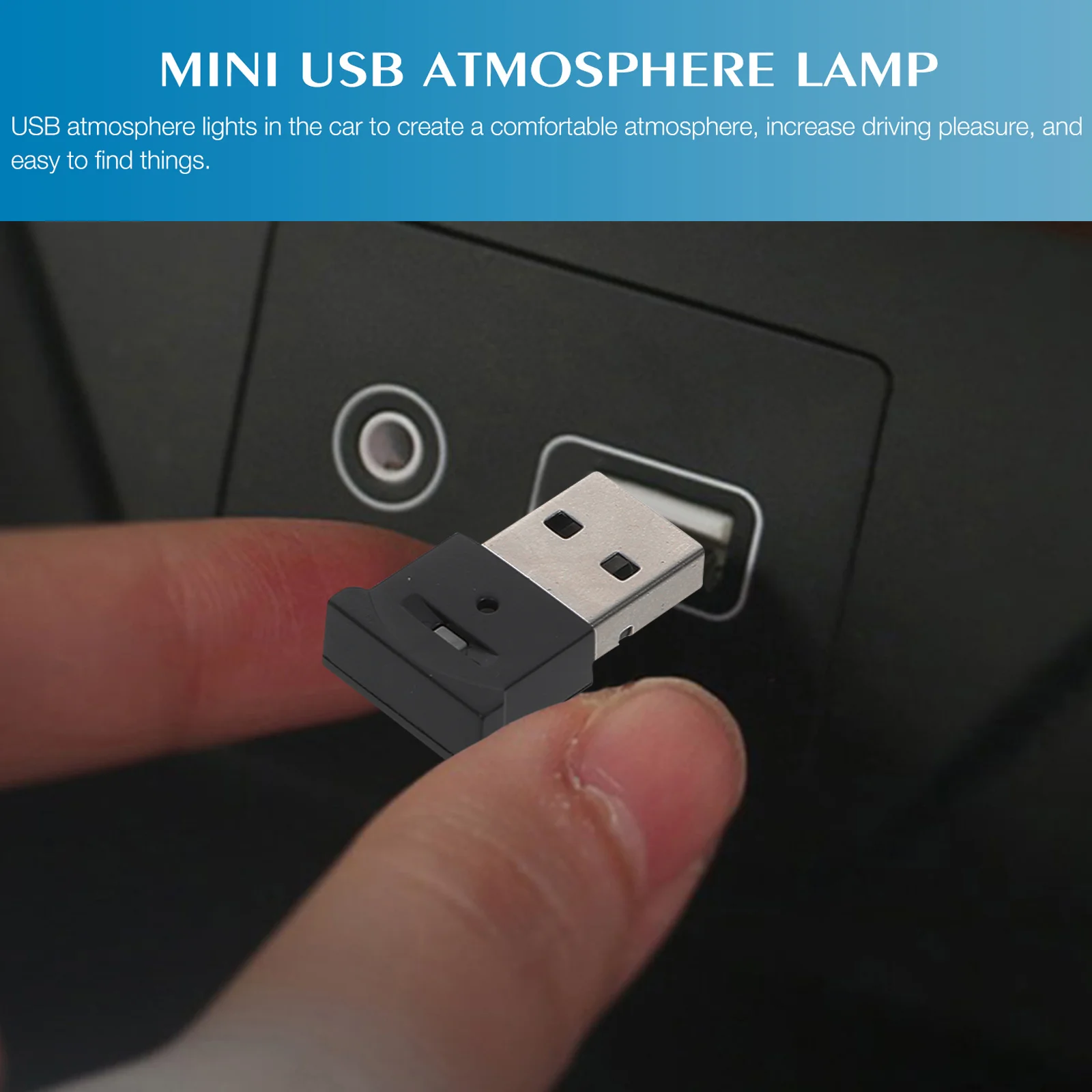 

High Brightness Atmosphere Light Led Usb Car Lamp Mini Illumination Light For Car Interior Decoration Vehicle Safety Night