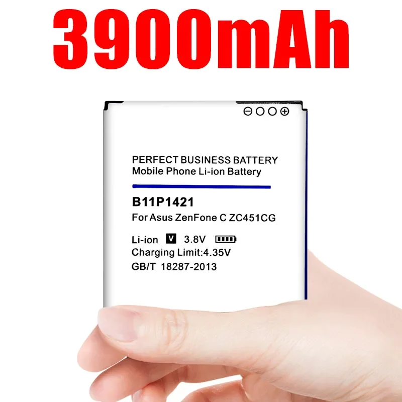 3900mah B11p1421 Battery for Asus Zenfone c Zc451cg Z007 Mobile Phone Bateria