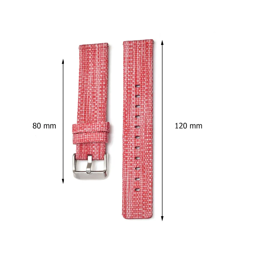 

Canvas Watch B Durable Material Ergonomic Smooth Ideal Replacement Strap Attractive Design Long Comfortable Smart Watch