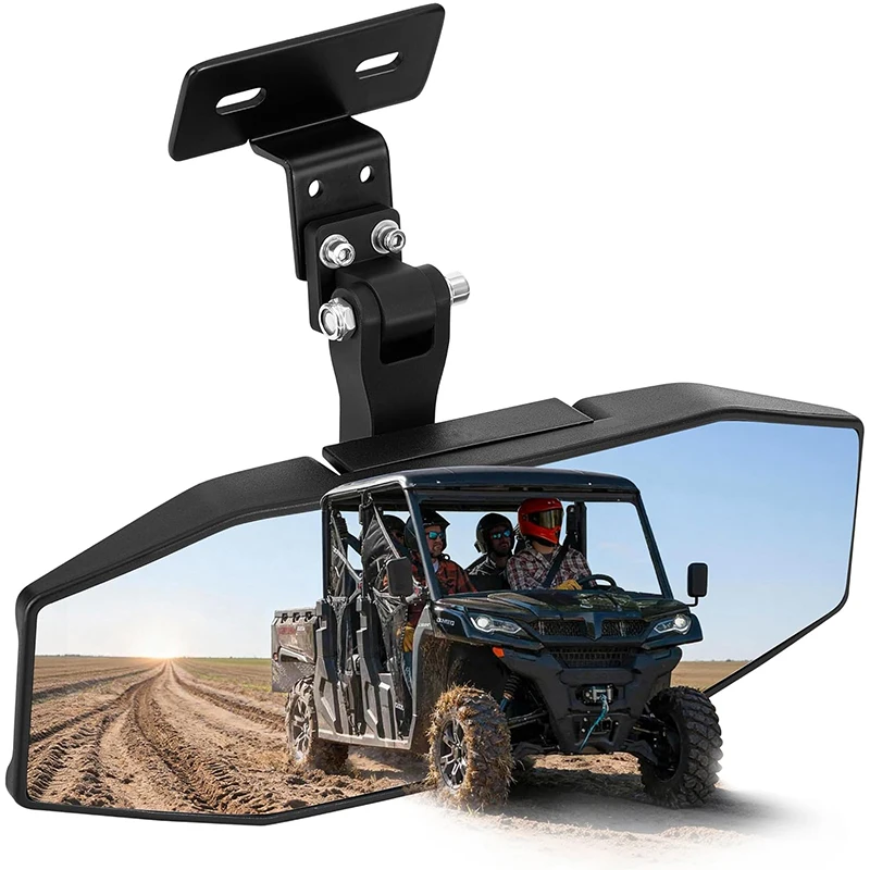 UTV Rear View Mirror For CFMOTO UFORCE 1000/1000 XL Wide View SXS Convex Mirror Fit Polaris Ranger 1000 XP 900 500 570