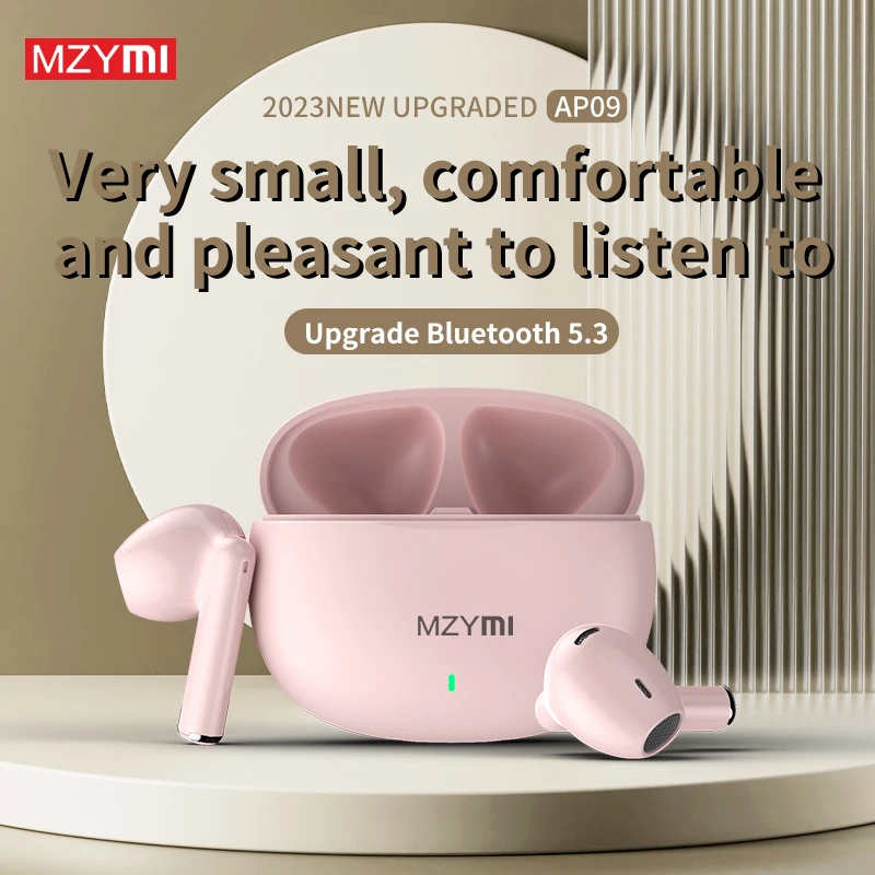

MZYMI AP09 Bluetooth 5.3 In Ear Earphones Wireless Earbuds Touch Control Headphones Sport Waterproof Headset with Mic for XIAOMI