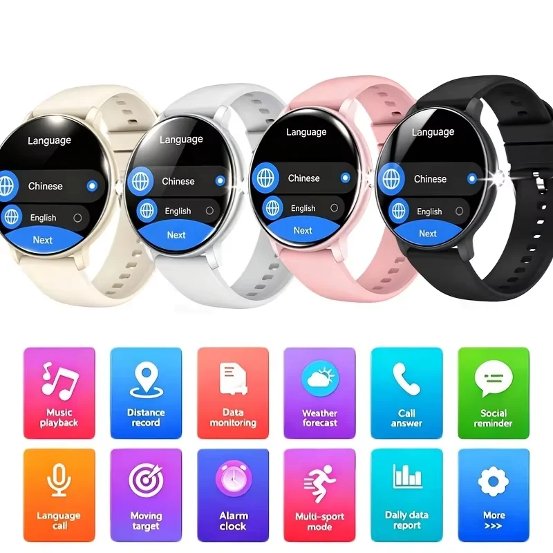 Men's 1.5-inch Large Touch Screen Smart Watch