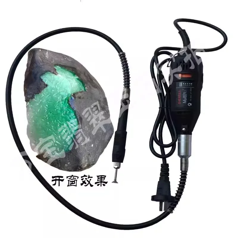 

Инструмент для открытия окон из грубого жадеита Электрическая шлифовальная машина Сверление и шлифовка нефритовой шерсти Электрический отрезной станок для открытия окон