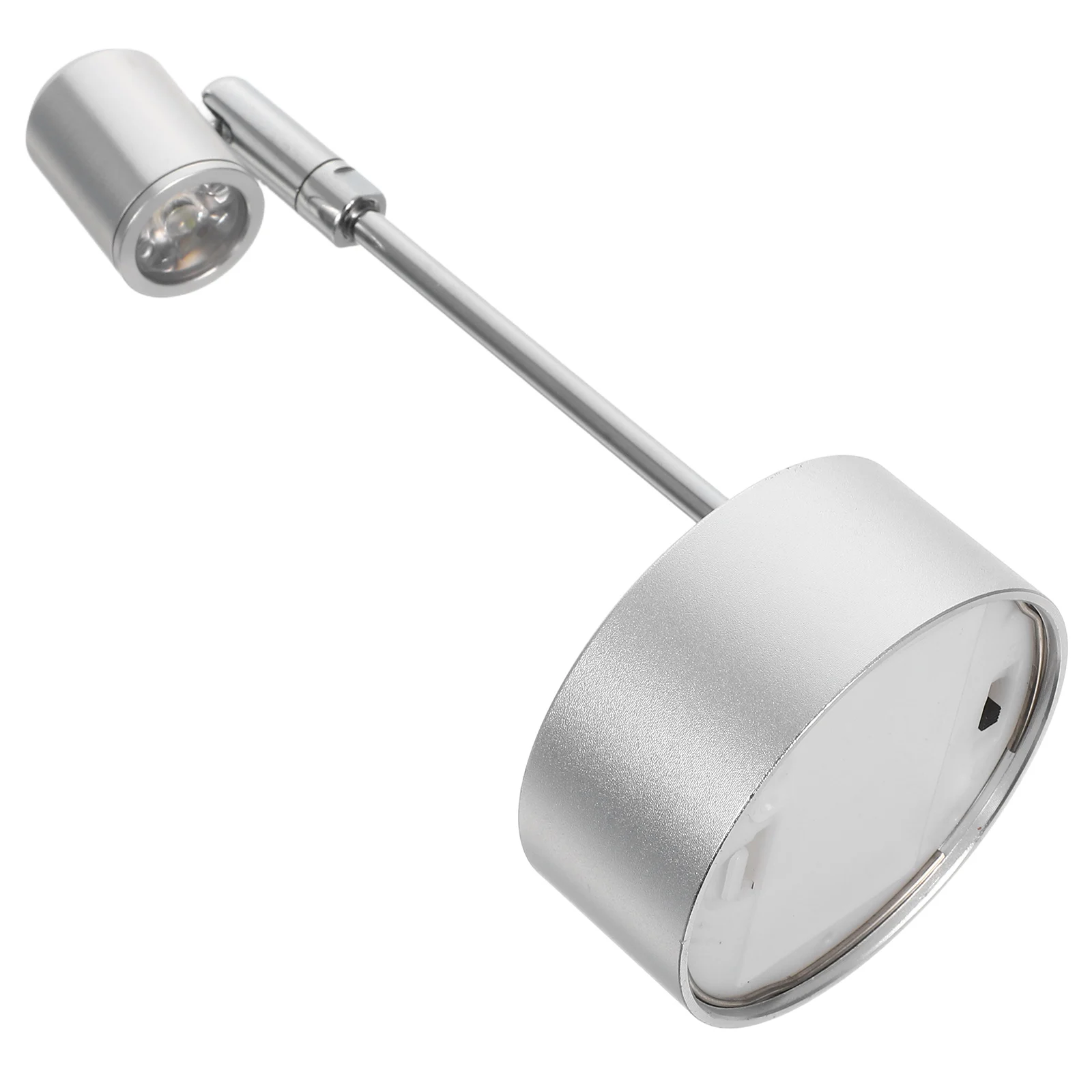 

LED Spotlight Silver Jewelry Showcase USB Display Lighting Safe Ground Stake Metal Durable Commercial Residential High