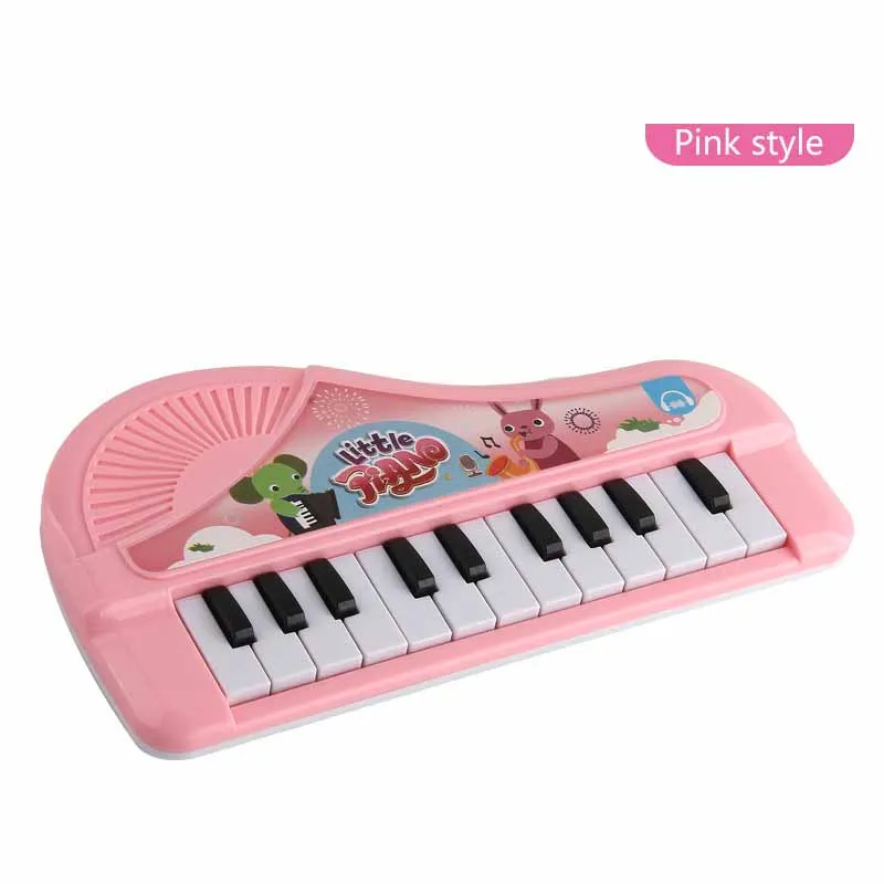 Giocattoli per pianoforte elettronico per bambini Puzzle educazione precoce strumento musicale pianoforte elettronico pianoforte analogico 13 tasti regalo giocattolo per bambini