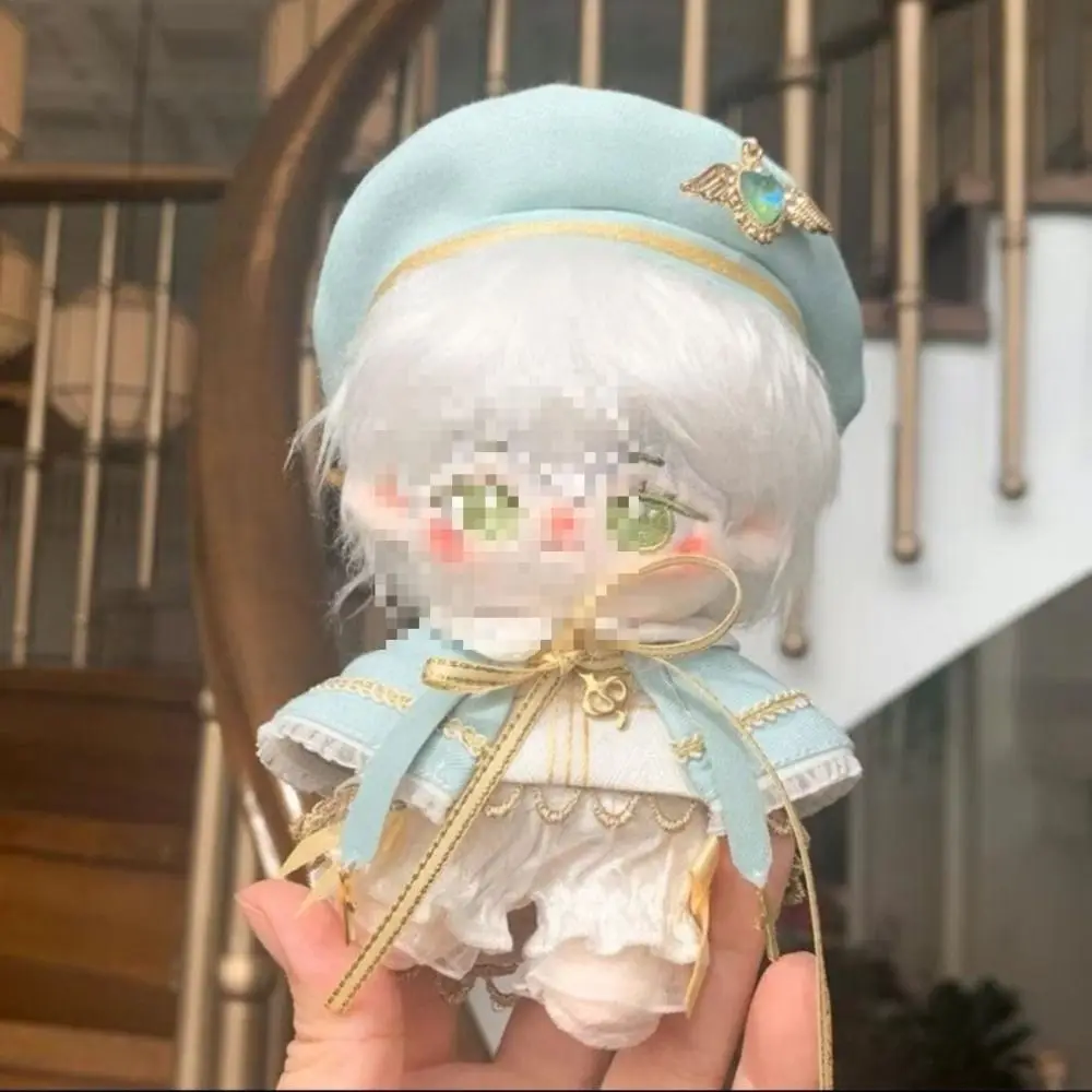 น่ารัก 4 ชิ้น/เซ็ต 10 ซม.ตุ๊กตาเสื้อผ้าที่ละเอียดอ่อนสวยหมวก Cape Dress up DIY ชุดตุ๊กตาของเล่นเด็ก