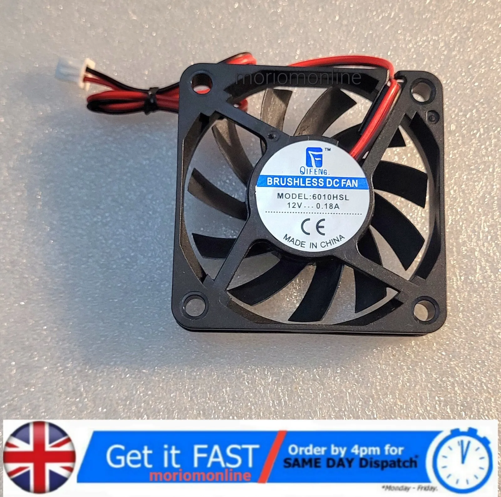 

DC Brushless Cooling PC Computer CPU Fan 12V - 6010 60 x 60 x 10mm - 2 Pin