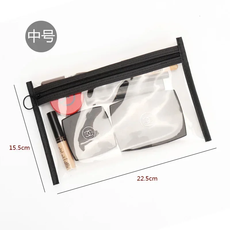 Transparent Waterproof PVC Makeup Pouch Fashion New Clear Cosmetic Bag Women Makeup Organizer Toiletry Bag Travel Cosmetics Bag