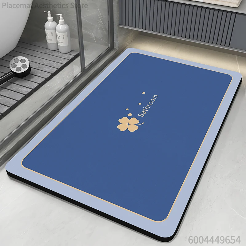 Alfombra de Baño Super Absorbente, Antideslizante, de Secado Rápido, para Bañera, Ducha, Inodoro, Lavable