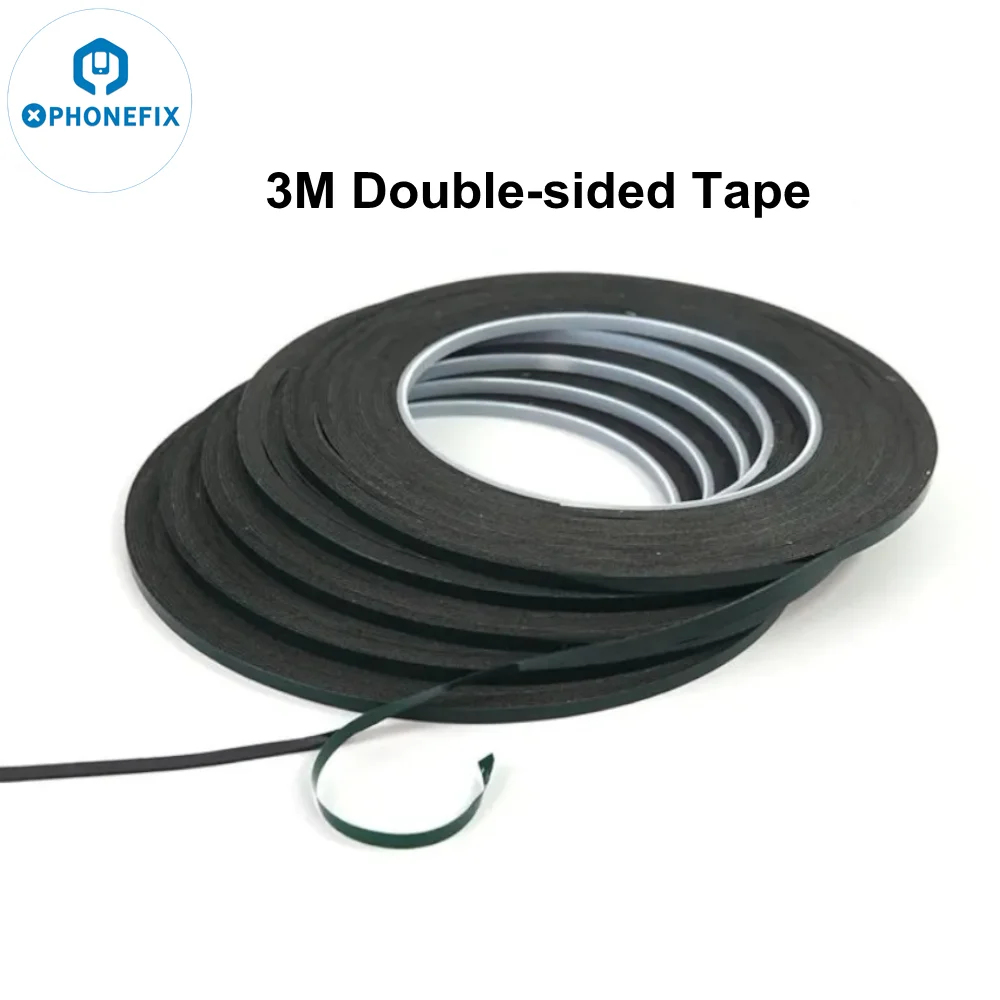 10M 3Mm Zwart Dubbelzijdig Plakband Plakband Lcd-Scherm Frameloos Voor Tv-Auto Mobiele Telefoon Reparatie Rand Display Afdichting