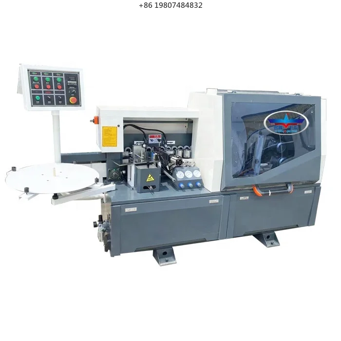 Semi Auto Edge Bander, PVC Tape Cabinet Edge Banding with Trimming, Small Mdf Edge Banding Machine, Woodworking Tool