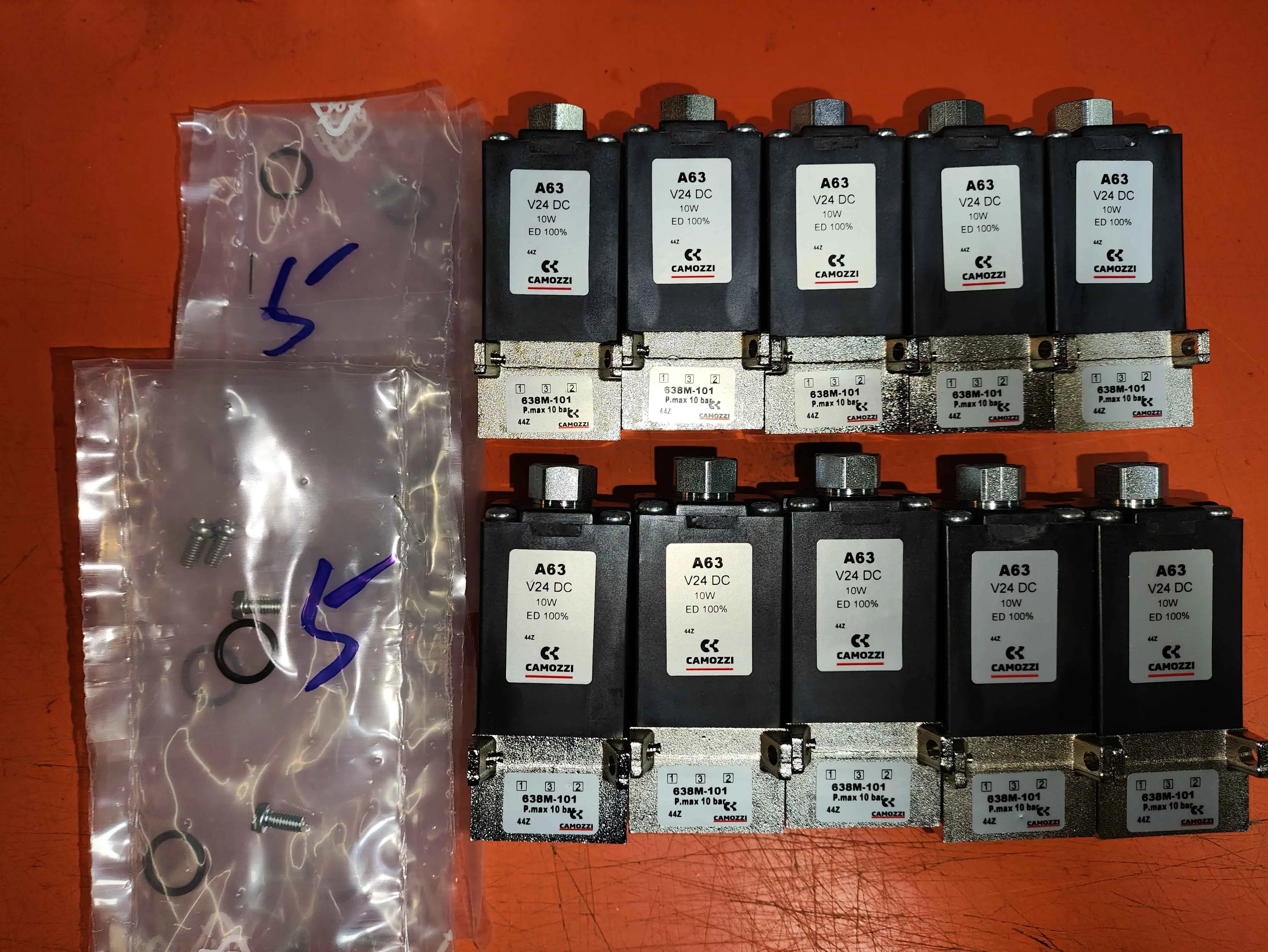 2025.4 صمامات الملف اللولبي COMAZZI Kangmaosheng 638-150-A63، A6E A331-1C2، A322، A531، AA31،