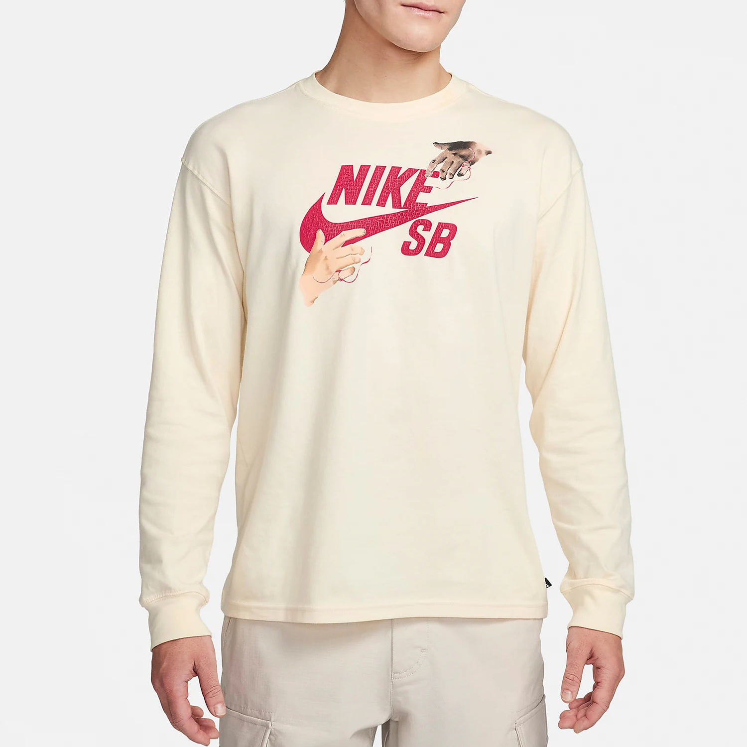 

Nike genuine SB Valentine's Day men's sport casual long sleeve skateboard T-shirt FQ7682-113