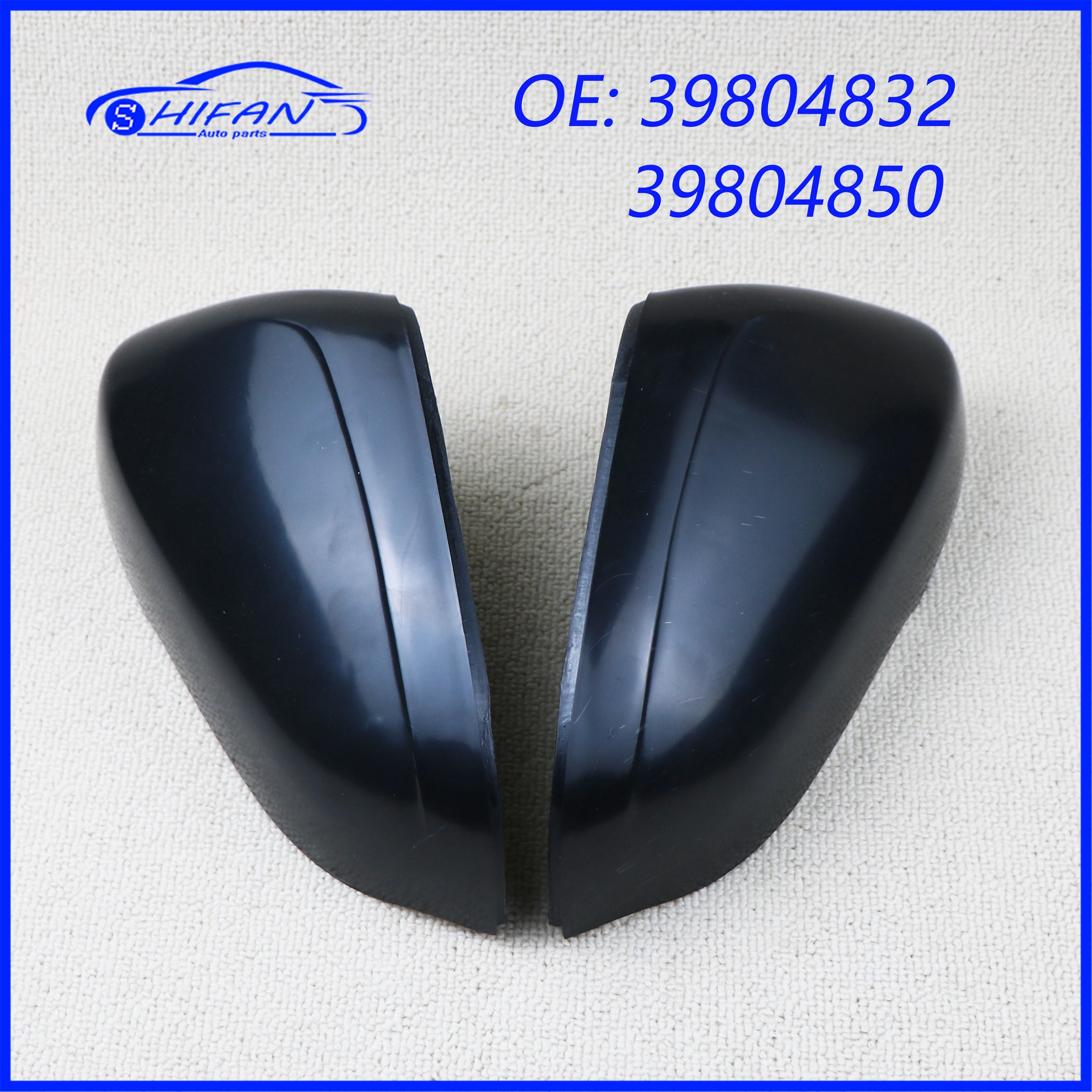 39804832 39804850 Left & Right Front Door Rearview Mirror Shell Housing Cover Undercoat For Volvo S80 S60 V70 V40 2011-2018