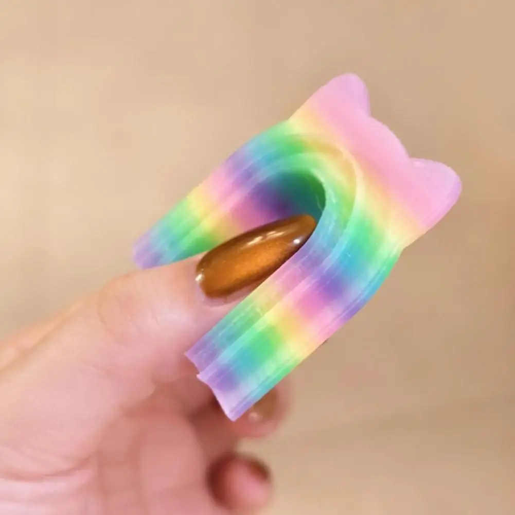 Cat Eye Auxiliary Tool, Professional Portable Nail Glass Kit, Eye Salon DIY Cat Nail Effect Art Mirror U1P0