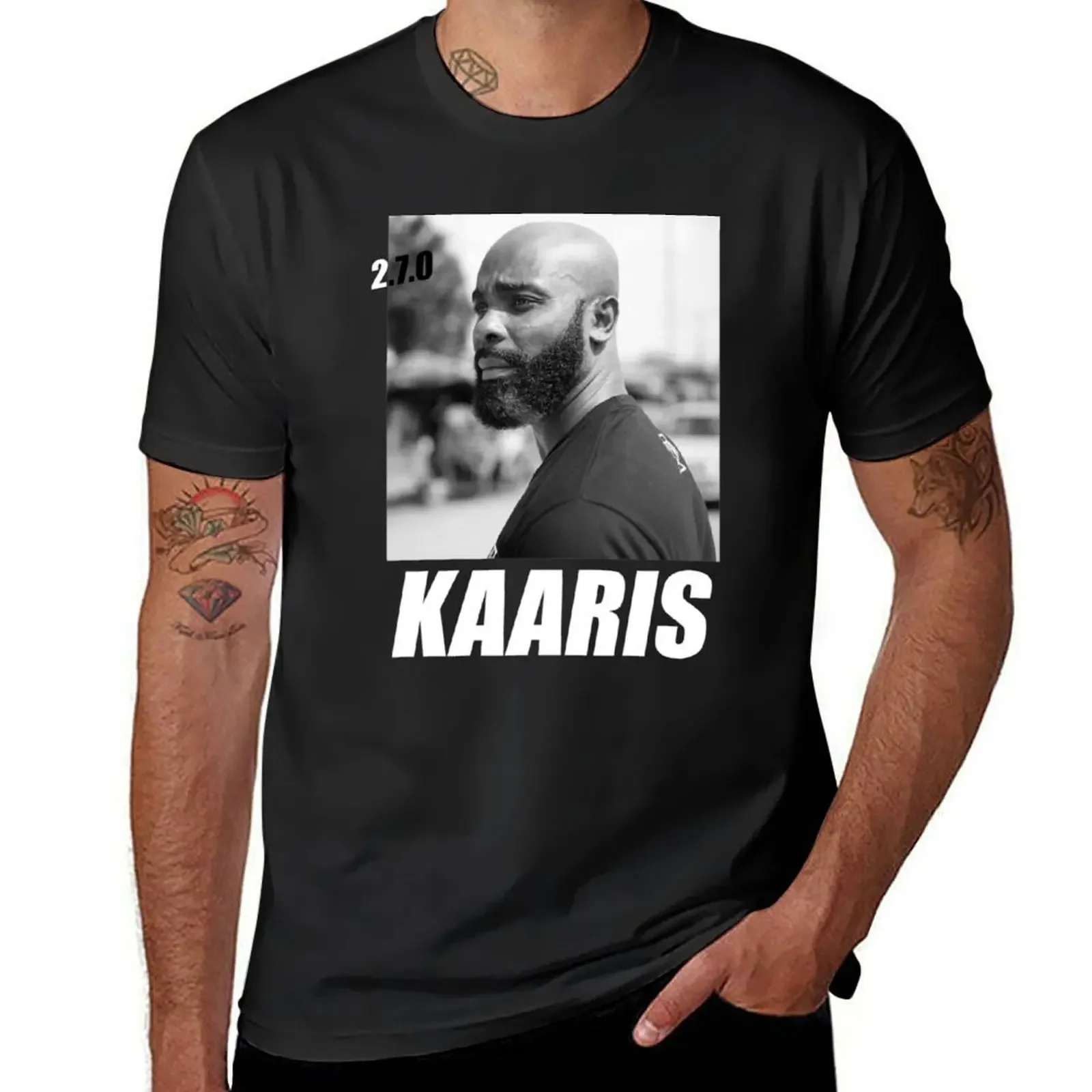 

KAARIS classique T-Shirt graphics blue archive mens vintage t shirts