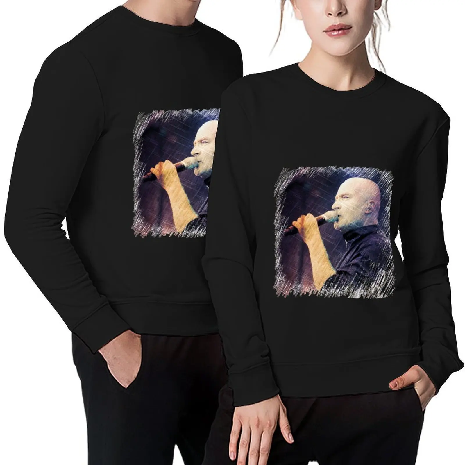 

phil collins Pullover clothes for men autumn tracksuit men korean clothes sweatshirts for men