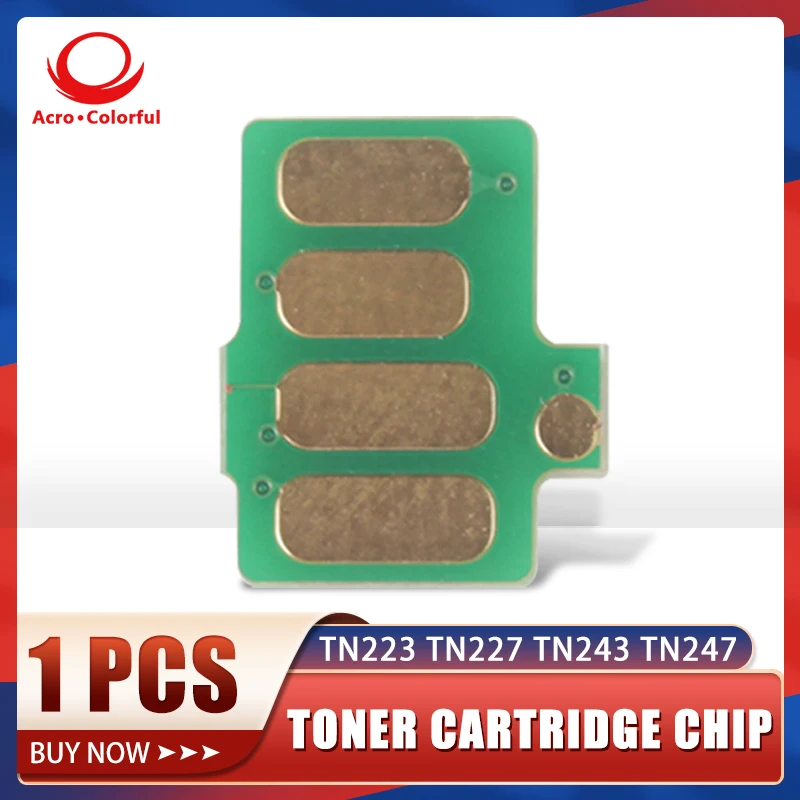 Compatibel TN223 TN227 TN243 TN247 Toner Chip Voor Brother HL-L3210CW L3230CDW L3270CDW DCP-L3510CDW L3550CDW Cartridge