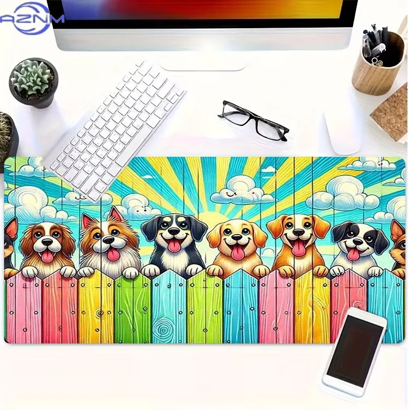 Adorable Cartoon Dog Mouse Pads Made of Rubber, Available in Various Sizes, Perfect for Gamers And Programmers. an Excellent Gif