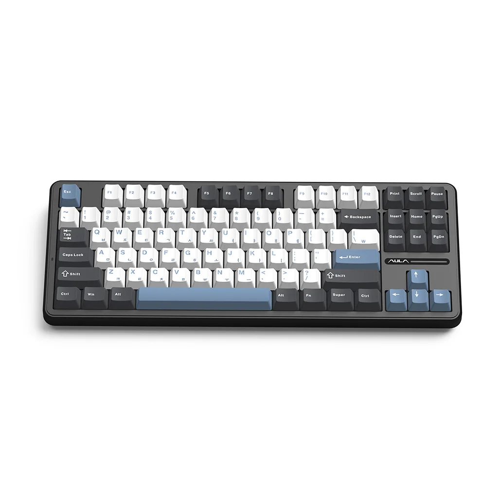 독거미 insert를 사용한 Aula F87 Pro 기계식 키보드 리뷰 및 사용 가이드
