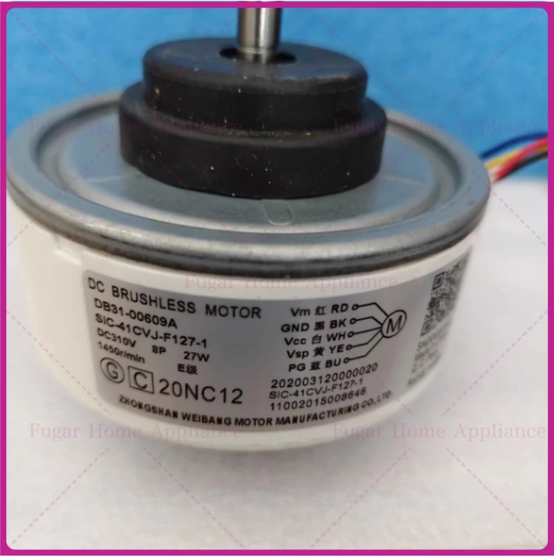 جديد موتور تيار مباشر لمكيف الهواء سامسونج العاكس DB31-00609A SIC-41CVJ-F127-1 المحرك 27 واط
