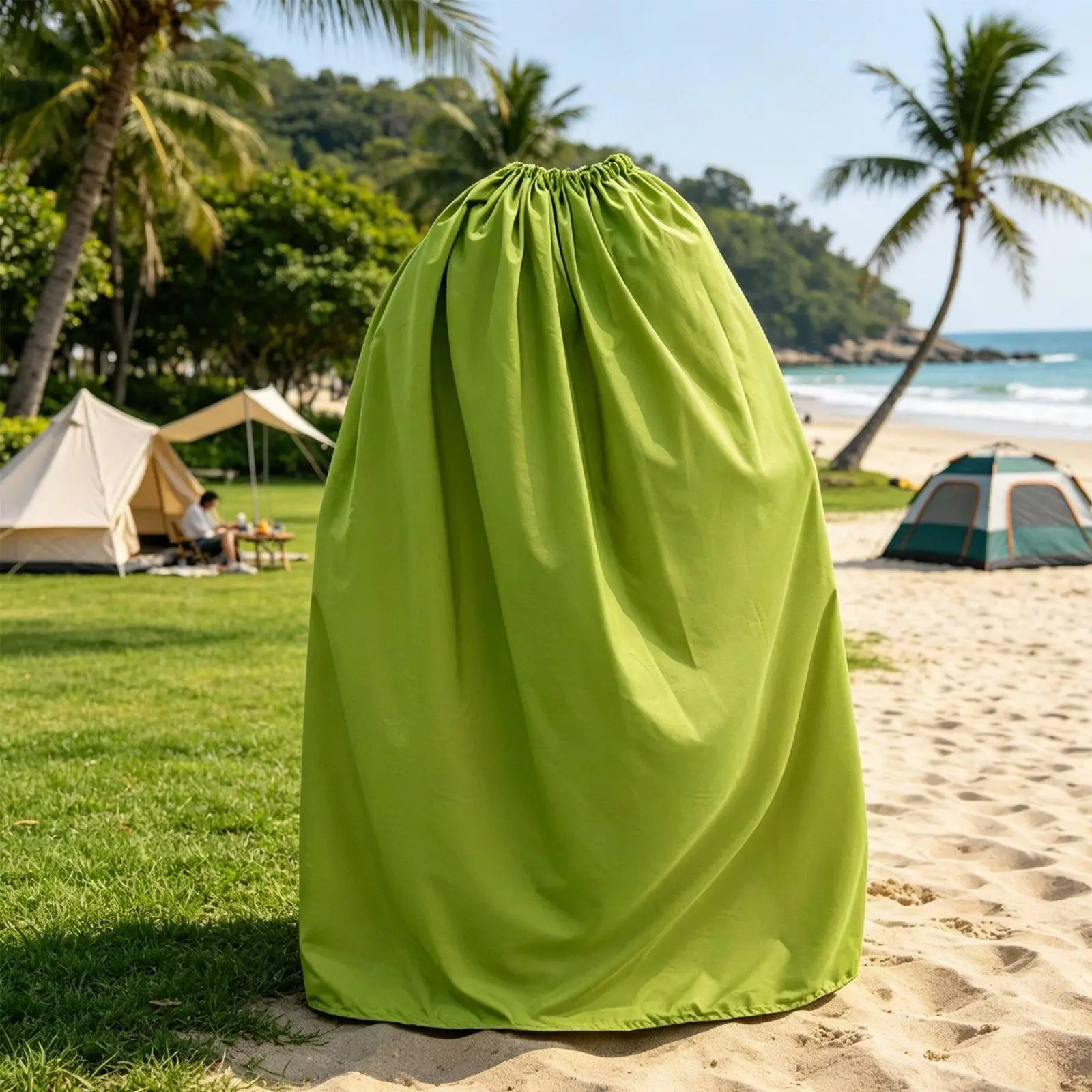 Portable Changing Room Privacy Shelter Lightweight Privacy Changing Cover Breathable Material for Swimmers, Campers, Poolside,