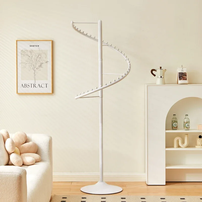 Metal Rail Clothes Hanger Evening Dresses Storage Organizer Entryway Coat Racks Hanger Wall Valet Stand Moveis Modern Furniture image 6