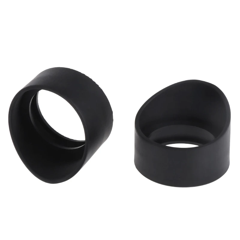 2 Pieces 34 mm Inner Diameter Eye Guards Microscope  Eyepiece Eye Piece 32-36mm Rubber Eye Cups Ox-horn Type KXRE