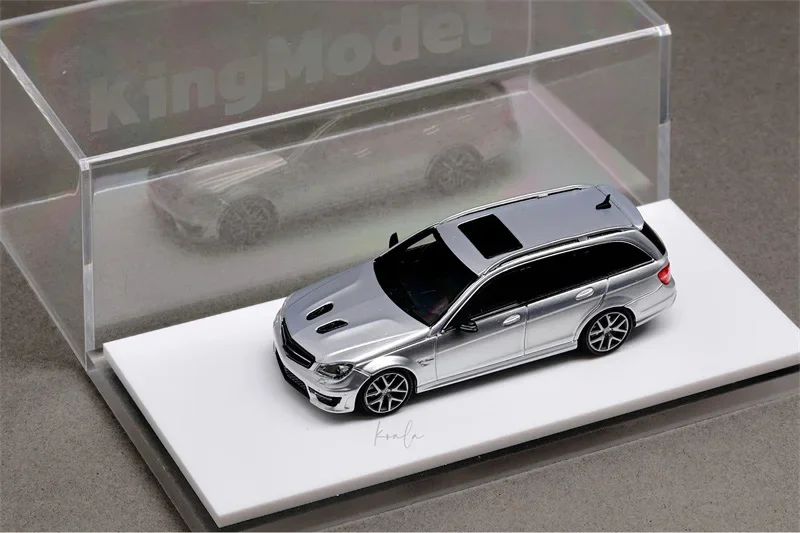 

Модель King 1:64 C63 W204 Limited999, литая под давлением модель автомобиля, миниатюрная коллекция