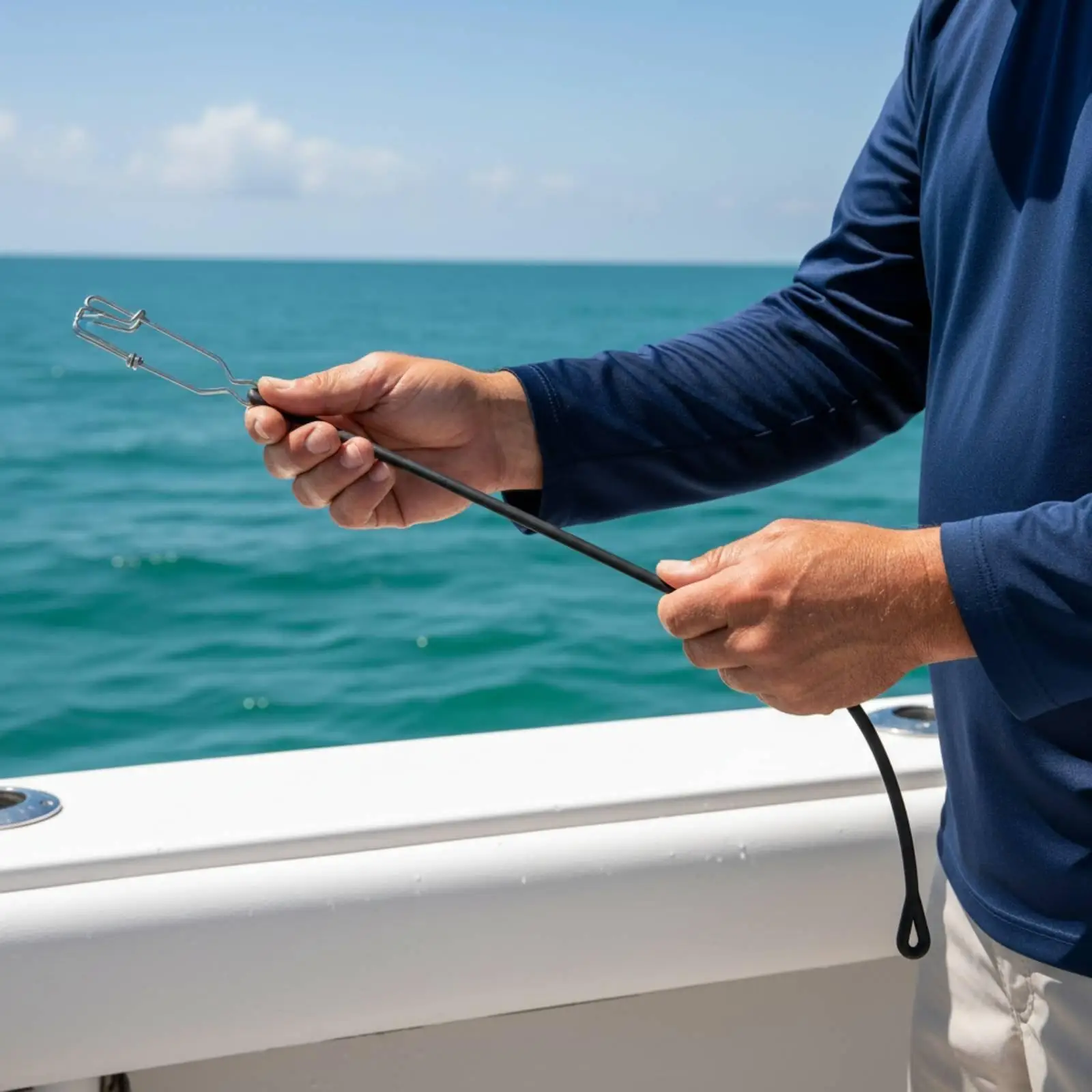 Saltwater Resistant Fishing Equipment Heavy Duty Trolling Weight Snubber Rubber Shock Absorber Accessory for Boat Fishing