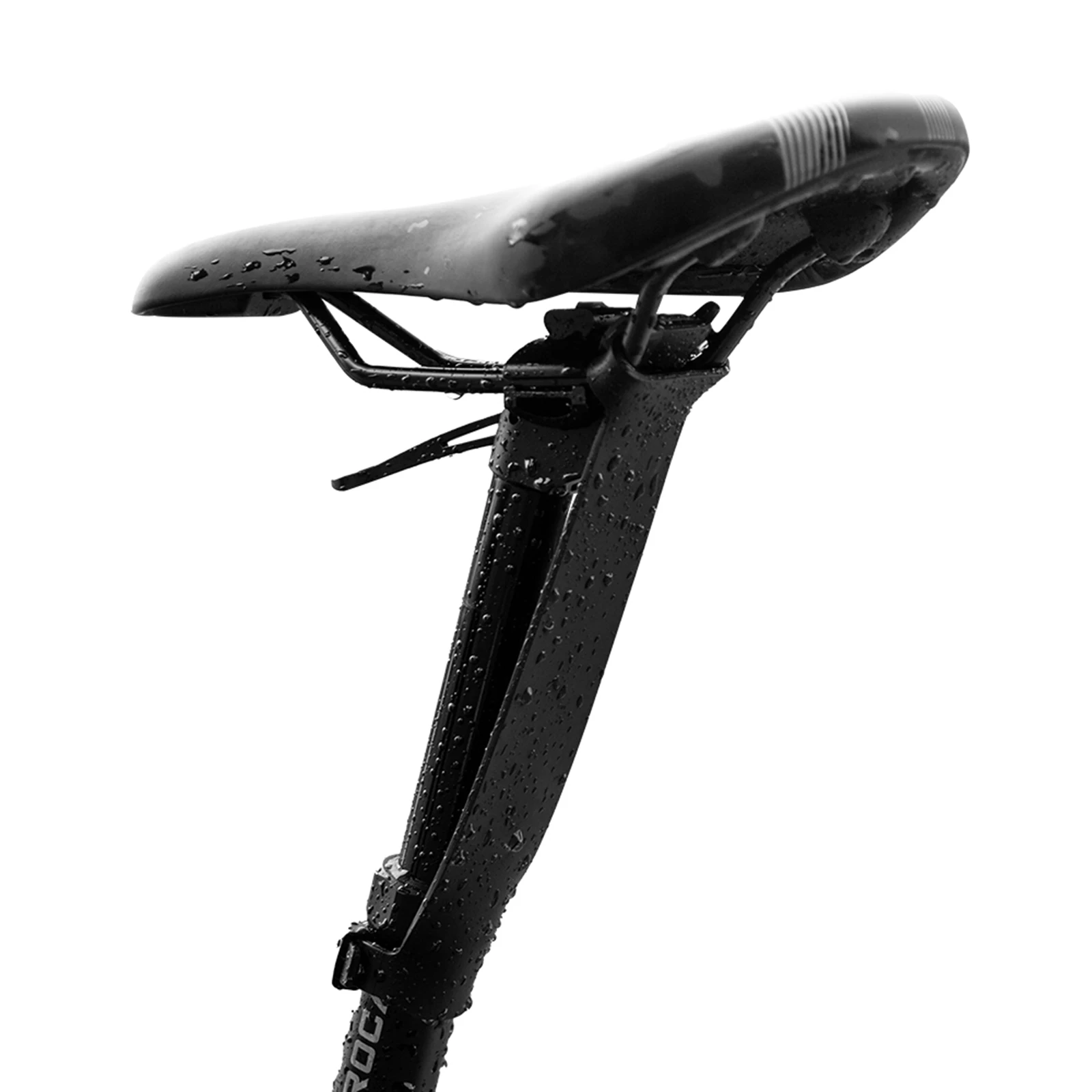 Rohrschutz, verstellbarer Fahrradrohrschutz vor Schlamm und Schotter, einfach zu installierender Fahrrad-Dropper-Sattelstützenschutz für Fahrradschmutz