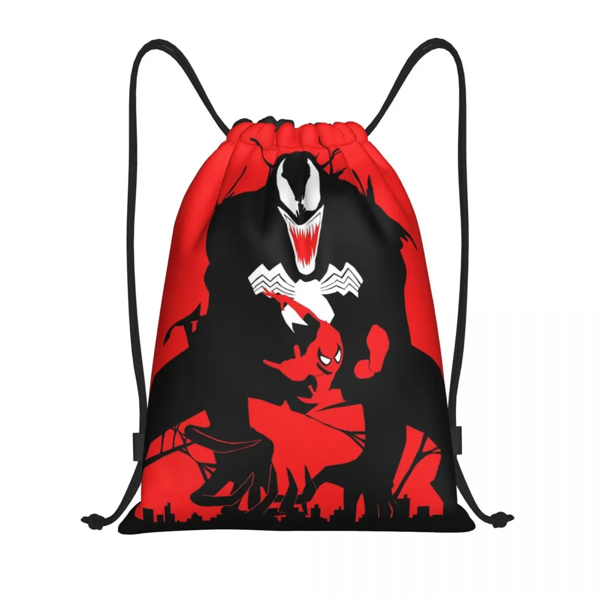 

Custom Venom Drawstring Bags for Shopping Yoga Backpacks Men Women Superhero Comics Sports Gym Sackpack