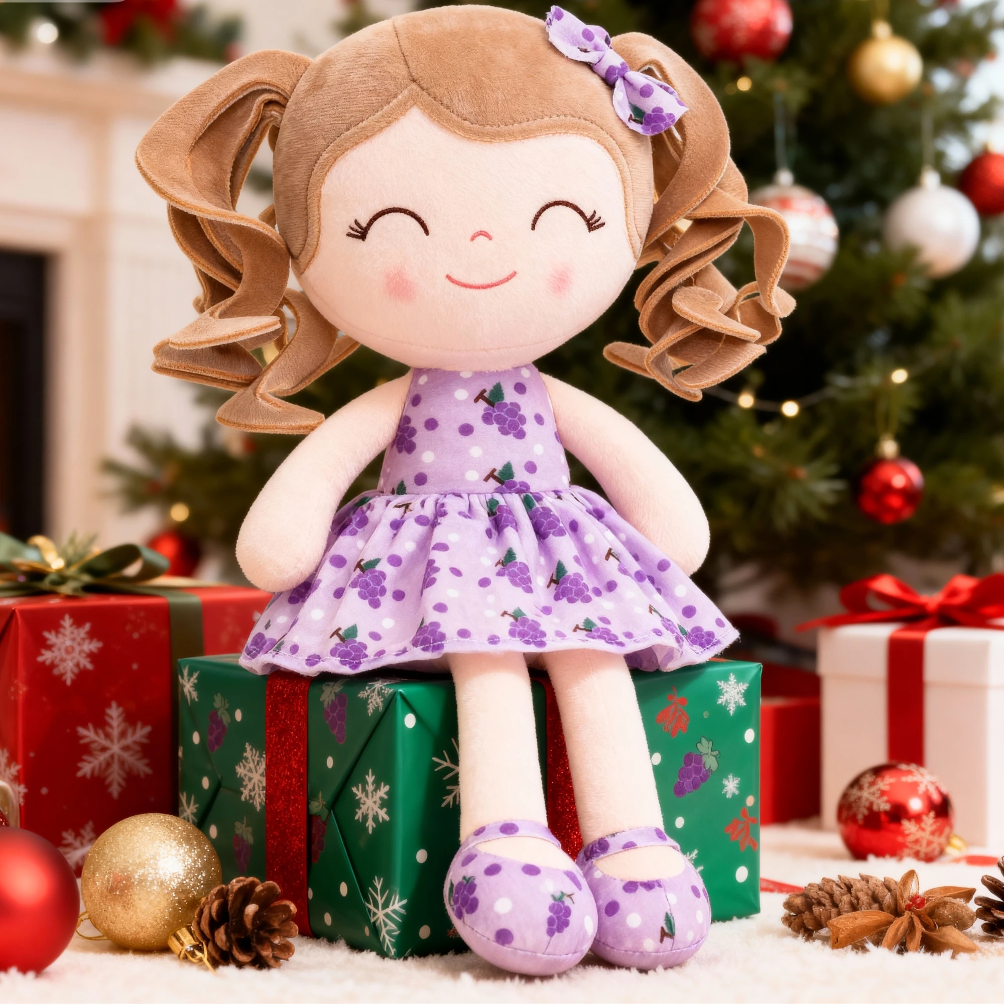 NEW Plush Toys Girl Gifts for Kids Baby Lovely Soft Doll Toys Girl‘s Birthday Gift Princess Limited Curls Stuffed Dolls 30