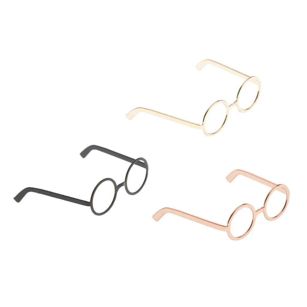 12'' Action Men Hobbyists Toy Alloy Glasses 2.6x2.3cm