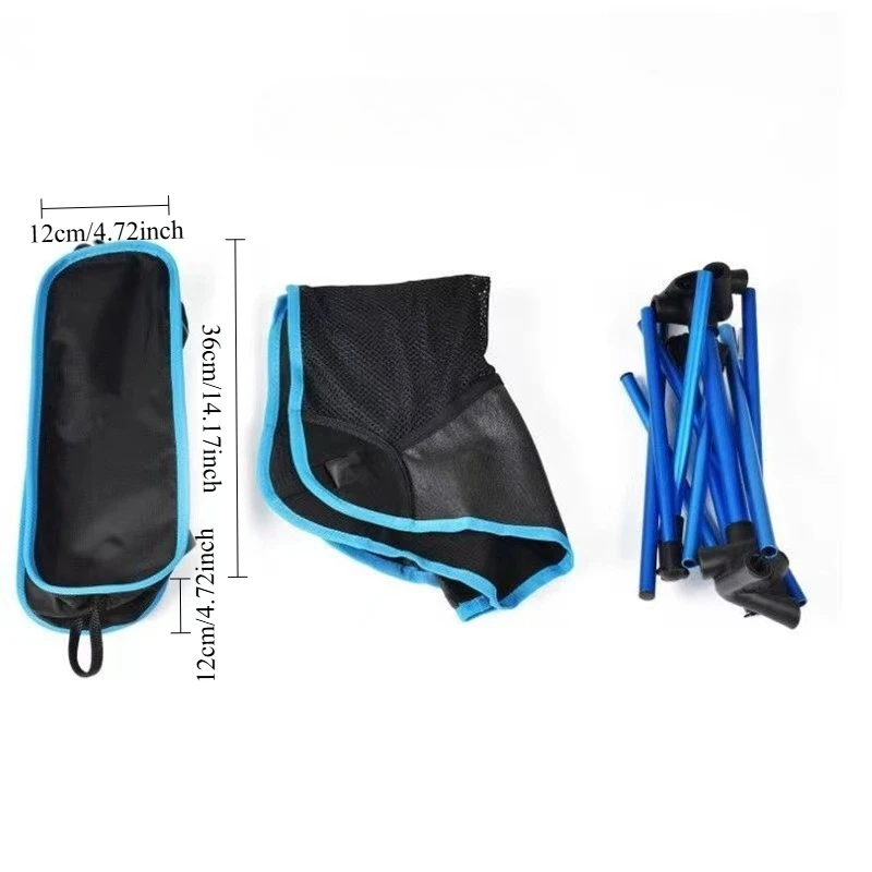 Portable Outdoor Folding Chair, Ultra-light Camping Beach Leisure Lounge Chair, Outdoor Fishing , Hiking Beach Tools