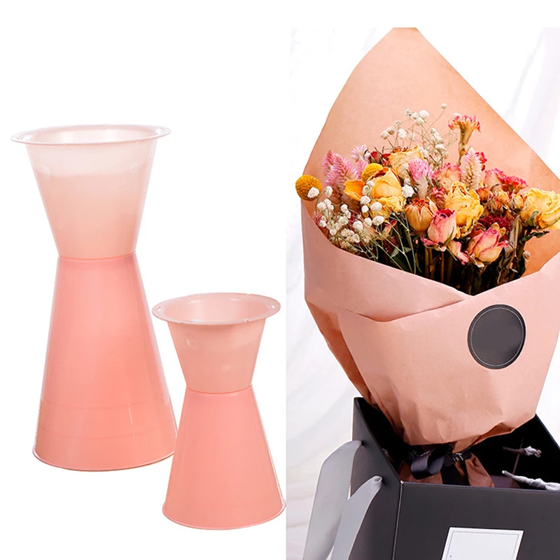 Bouquet Packaging Liner Base Fresh Flower Packaging Tool Bouquet Inner Pot Sword Barrel Flower Arrangement Bucket Wholesale