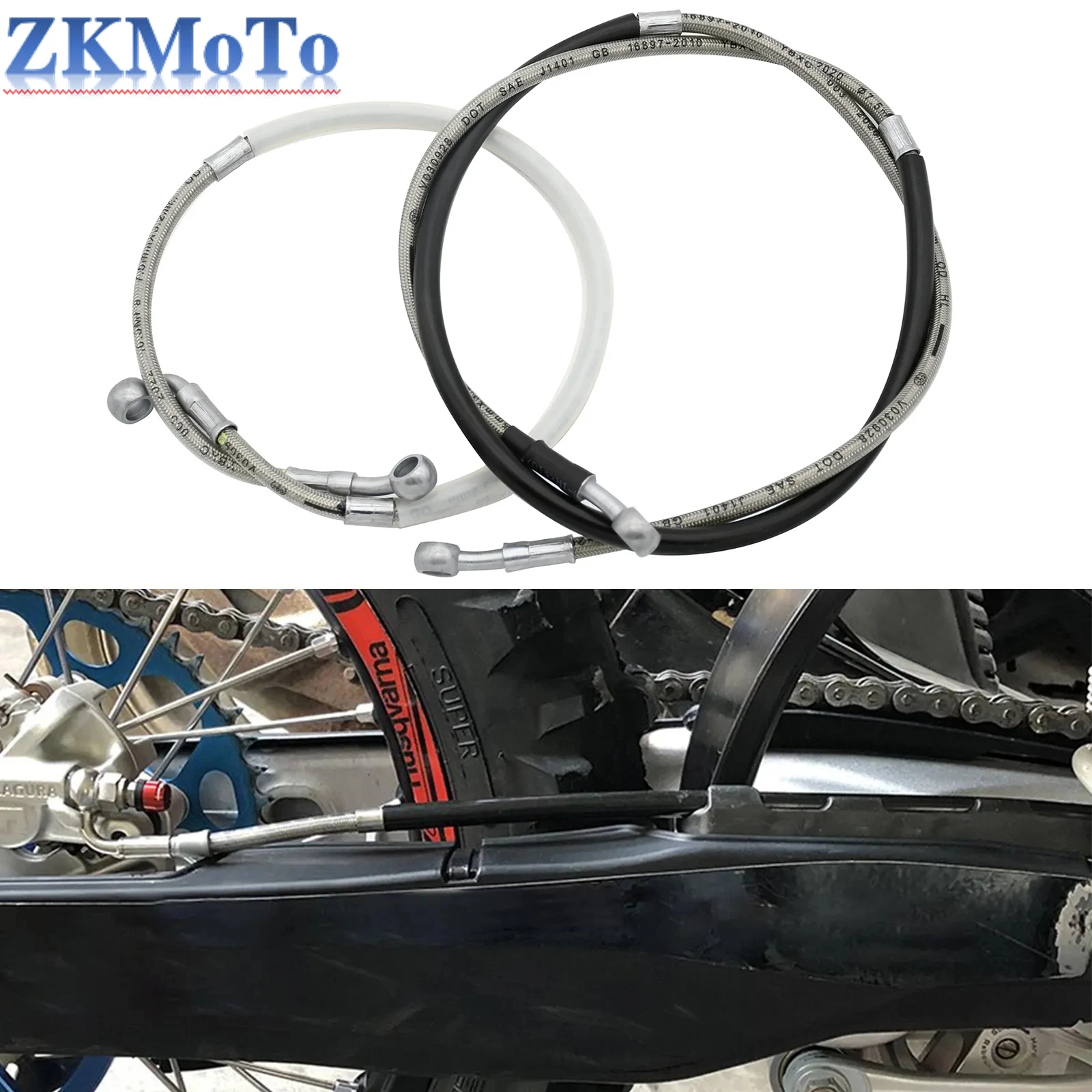 Motorcycle Rear Brake Oil Hose Line For KTM SX XC SXF XCF 125 150 250 300 350 450 2013-2018 For Husqvarna FC TC FS FX