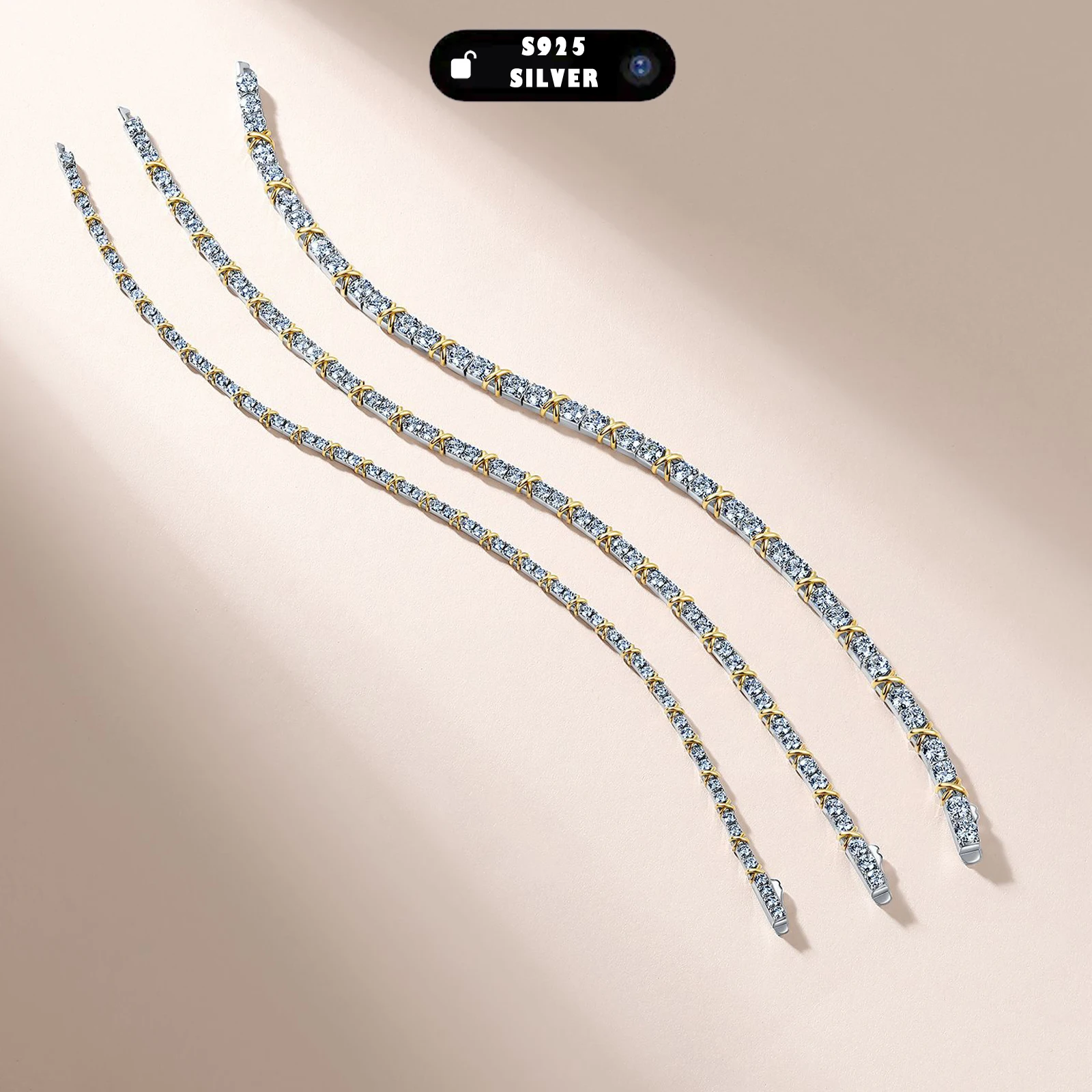 Thumbnail 3 - #19 Trending Moissanite Tennis Bracelets Right Now