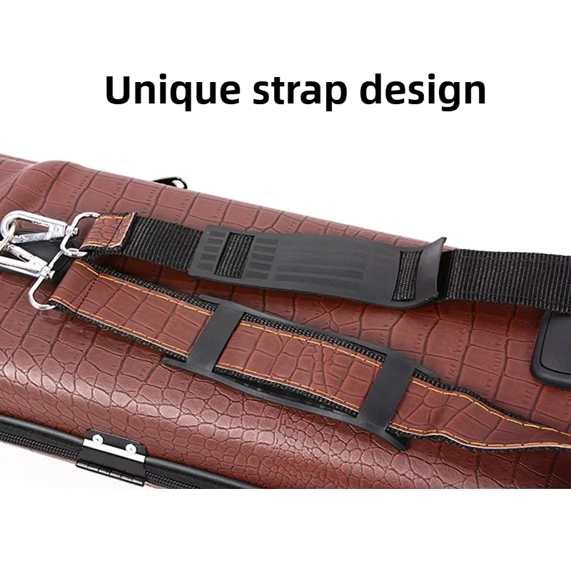 Leathers Erhu Storage Bag Professional Erhu Box with Hygrometer Portable Durable Shoulder Bag Stringed Instrument Accessories