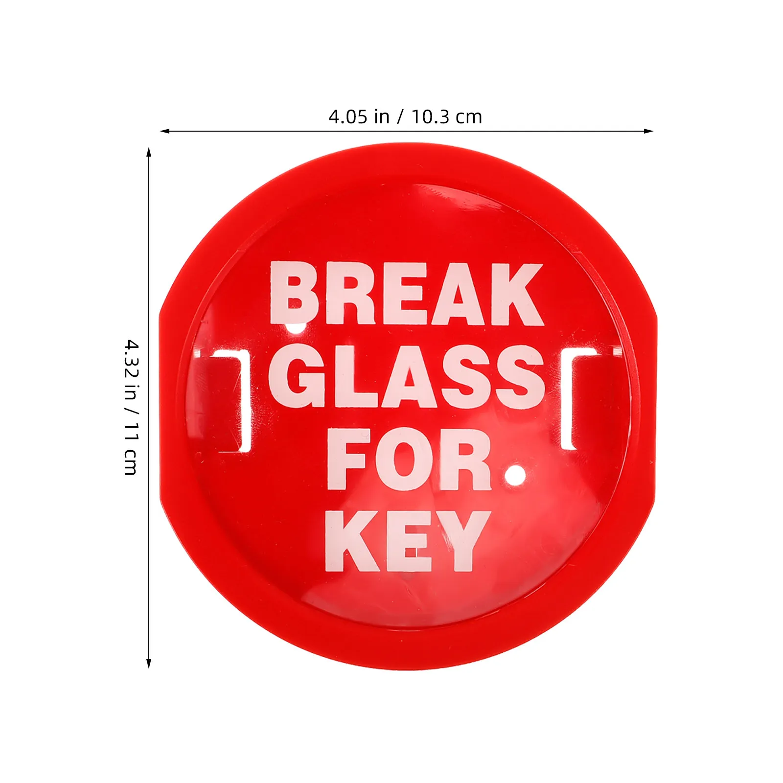 3Pcs Red Emergency Fire Key Box Wall Mounted Door Lock Cabinet Security Lock Box for Key Storage Security Lockbox