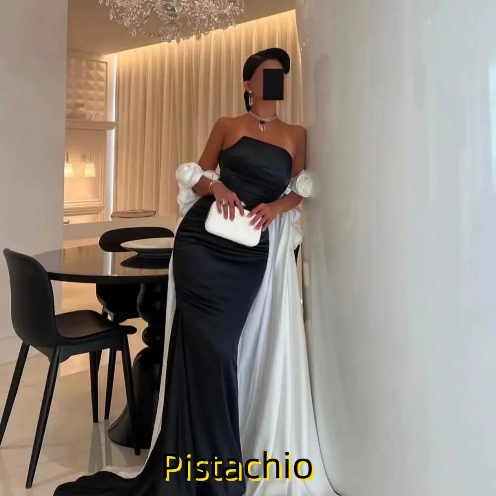 Maßgeschneidertes exquisites gerafftes Damen-Abschlussballkleid, sexy schulterfrei, bezaubernde Meerjungfrau, bodenlanges Partykleid, Damen-Abendkleid