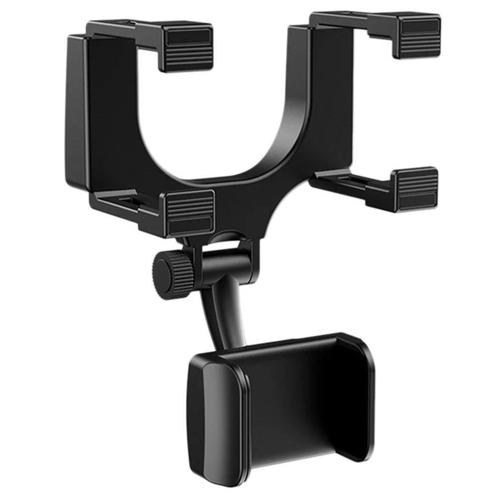 Car Holder Cell Phone Stand Mobile Phones Bracket Rearview Clamp Mirror Abs GPS Universal Navigator for