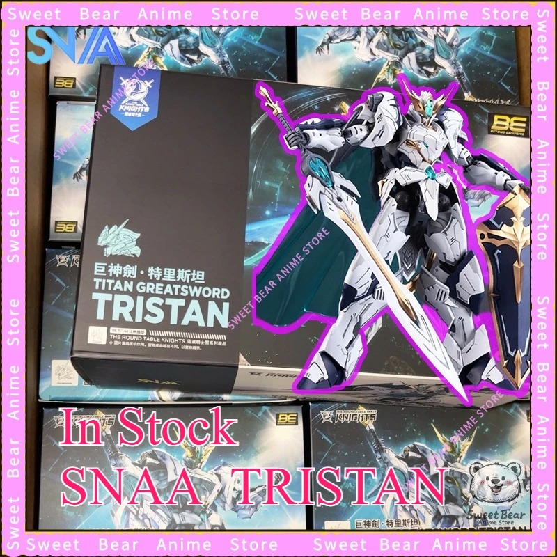 In Stock SNAA TRISTAN Round TITAN GREATSWORD Table Knights  Assembled Mecha Action Figure Anime Model Trendy Toys Desktop