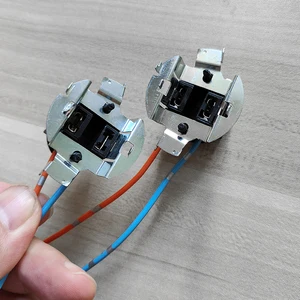 Lâmpada halógena Suporte Soquete para VW Volkswagen Sagitar, Conector Base Farol, Cablagem Adaptador, Original, 1 Par 8 principais vendas conector farol h7 - №2