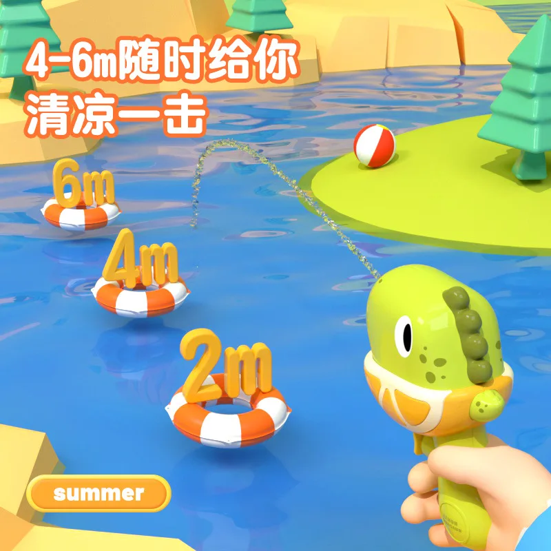 Water Gun Summer Outdoor Mini Water Spray Gun Range Beach Pools Water Battle Fun Play Small Toys Children Cartoon Kindergarten