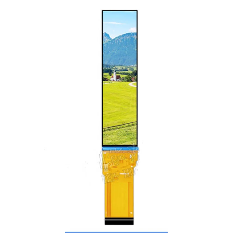 شاشة عرض شريط TFT 3.71 بوصة دقة 240x960 سائق ST7701S المكونات في 40pin مع لوحة للقيادة