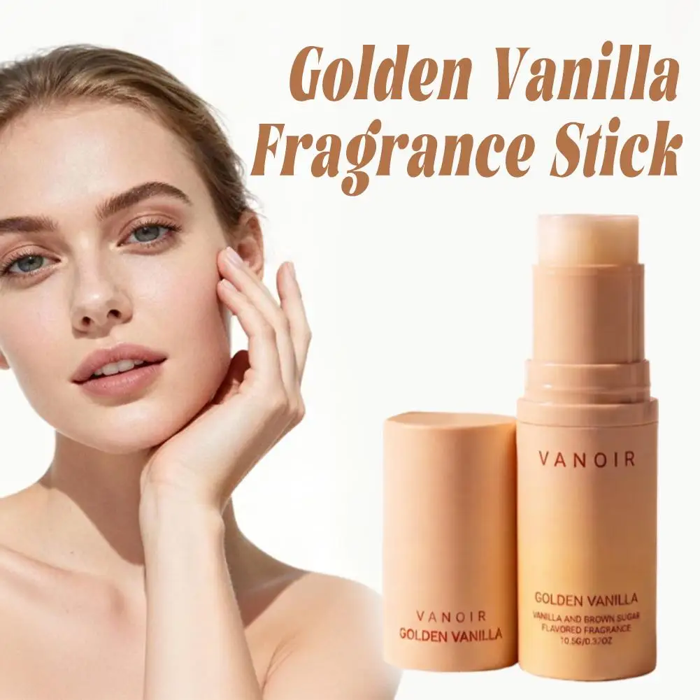 Plant Extract Essence Moisturizing Stick Vanoir Golden Vanilla Solid Balm Stick Portable Refreshing Light Fragrance Solid Cream